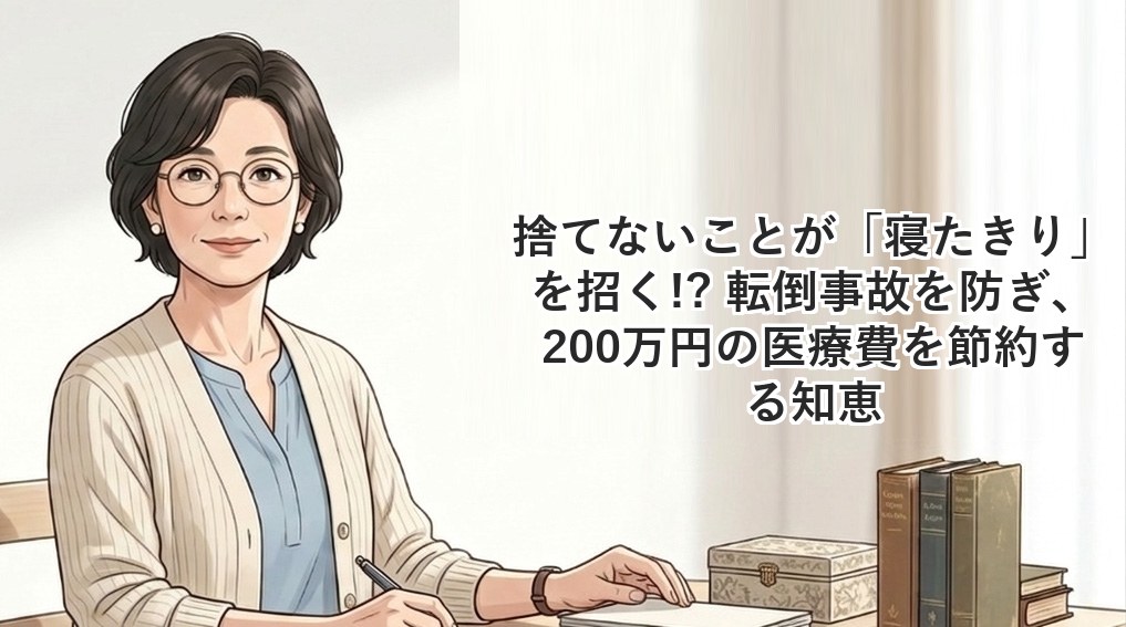 捨てないことが「寝たきり」を招く!? 転倒事故を防ぎ、200万円の医療費を節約する知恵
