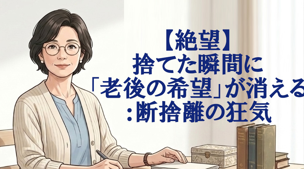 【断捨離の落とし穴】捨てて後悔するモノ：失敗しない捨て活のコツ