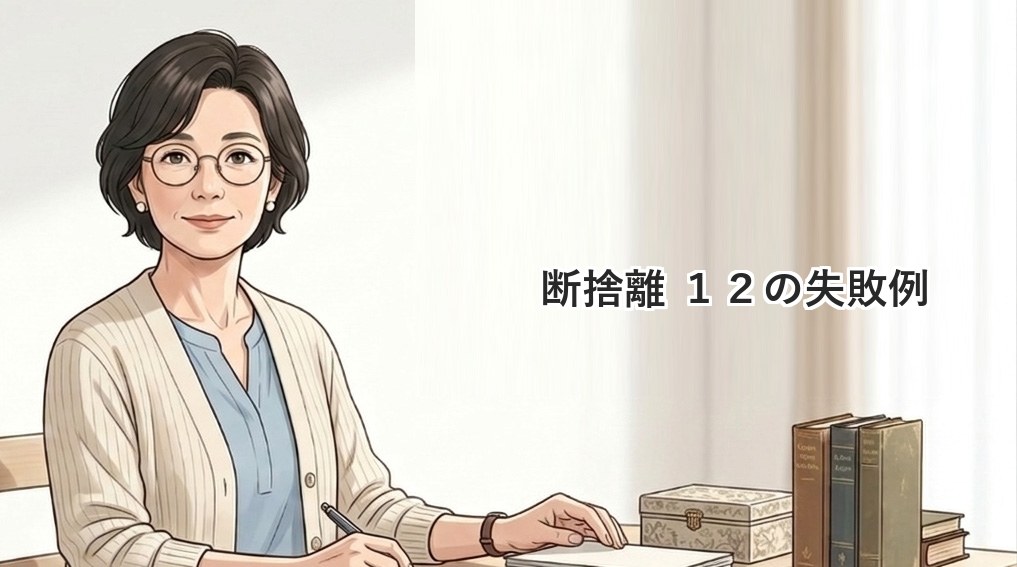 断捨離 １２の失敗例